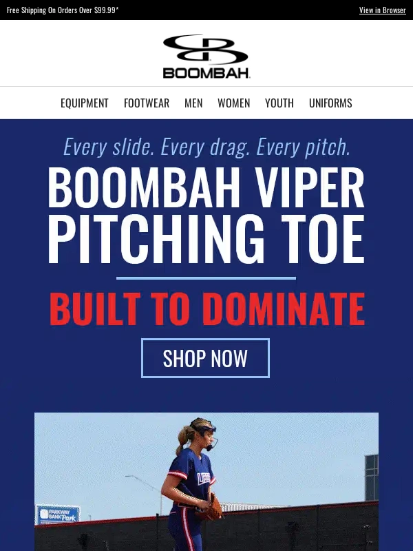 Boombah - Boombah Viper Pitching Toe - Built to Dominate!