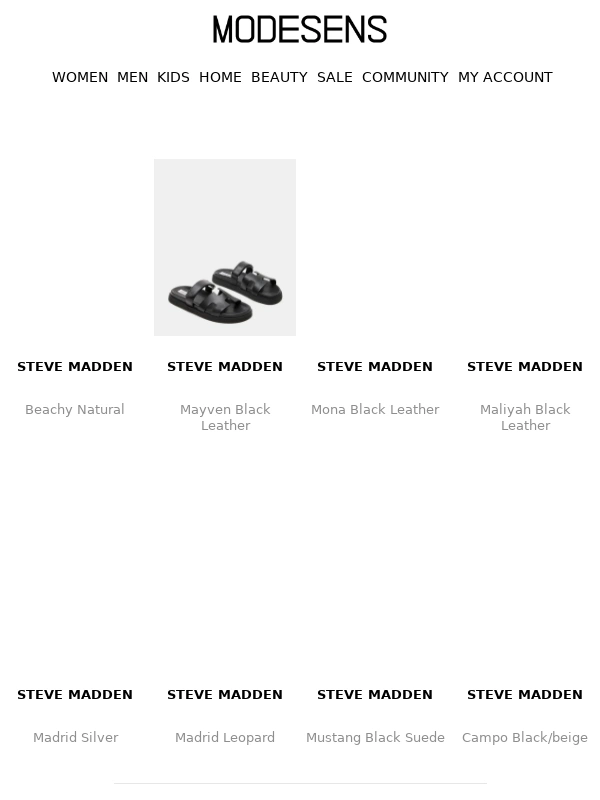 ModeSens - Steve Madden Friends & Family Sale