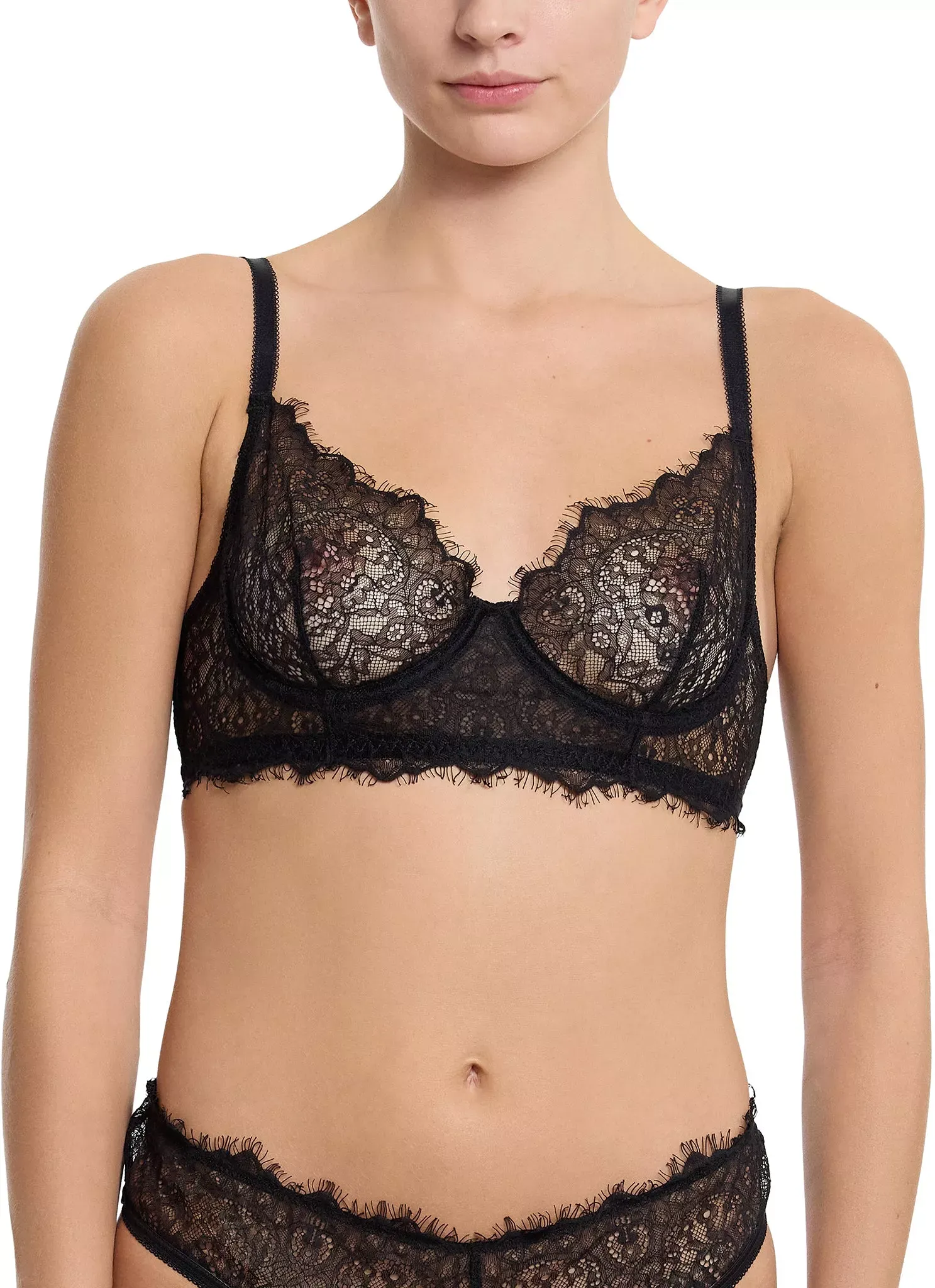 Hanky Panky Women's Sheer Seduction Underwire Bra - Black,