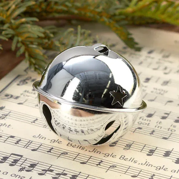 Factory Direct Craft Silver Metal Sleigh Bell