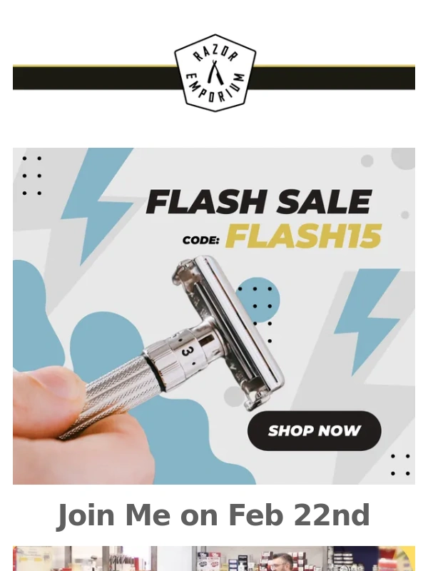 Razor Emporium - FLASH Sale 15% Off + New Video
