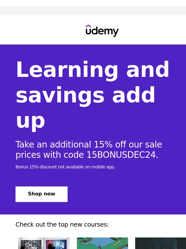 Udemy - What's better than these prices?
