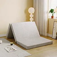 4" x 75" x 25" MLILY Tri-Fold AeroFusion Gel Memory Foam Mattress $49 + Free Shipping
