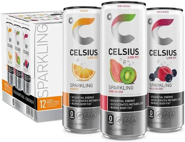 Celsius Sparkling Variety Club Pack