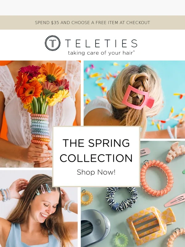 TELETIES - New Snap Clips and Spring Collection are here!