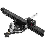 HONGDUI HD-MG21 Precision Miter Gauge For Table Saw With Extended Fence And 0.02mm Micro Adjustable Flip Stop Router Table Precision Angle Setting
