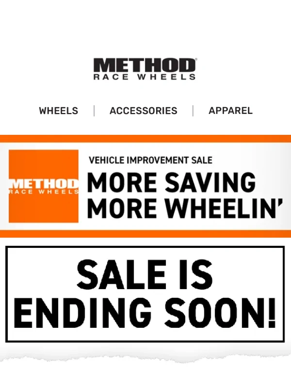 Method Race Wheels - SALE ENDING TOMORROW ?