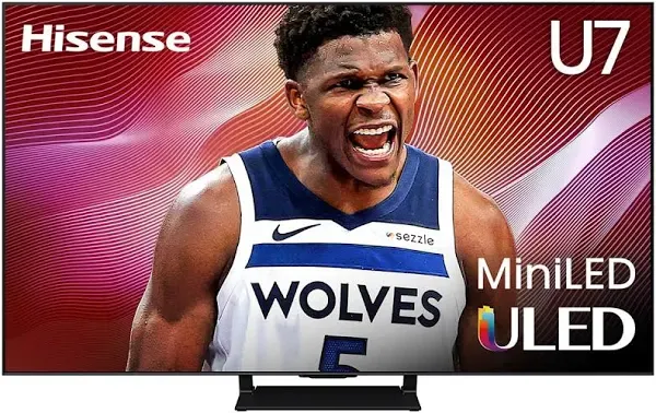 Hisense Class U7 Series Mini-LED Uled 4K UHD Google Smart TV