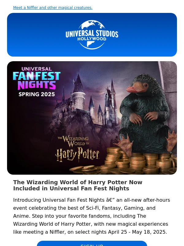 Universal Studios Hollywood - All New: Universal Fan Fest Nights