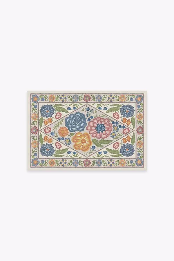 Prado Blue Bouquet Rug, 2'x3'