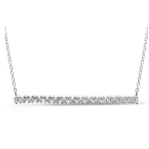1/3Ct Baguette Diamond Bar Necklace