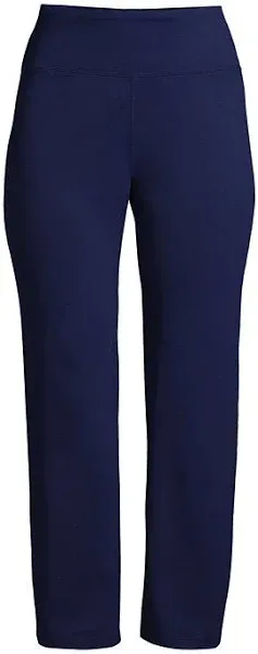 Lands' End Women's Active Crop Yoga Pants with UPF 50