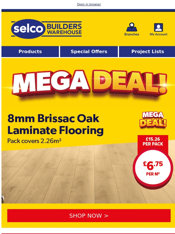 Selco - February Joinery Real Deals!