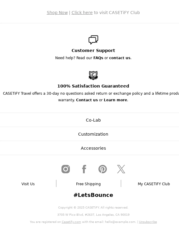 Casetify - Built to Bounce with CASETiFY Travel? ? ?