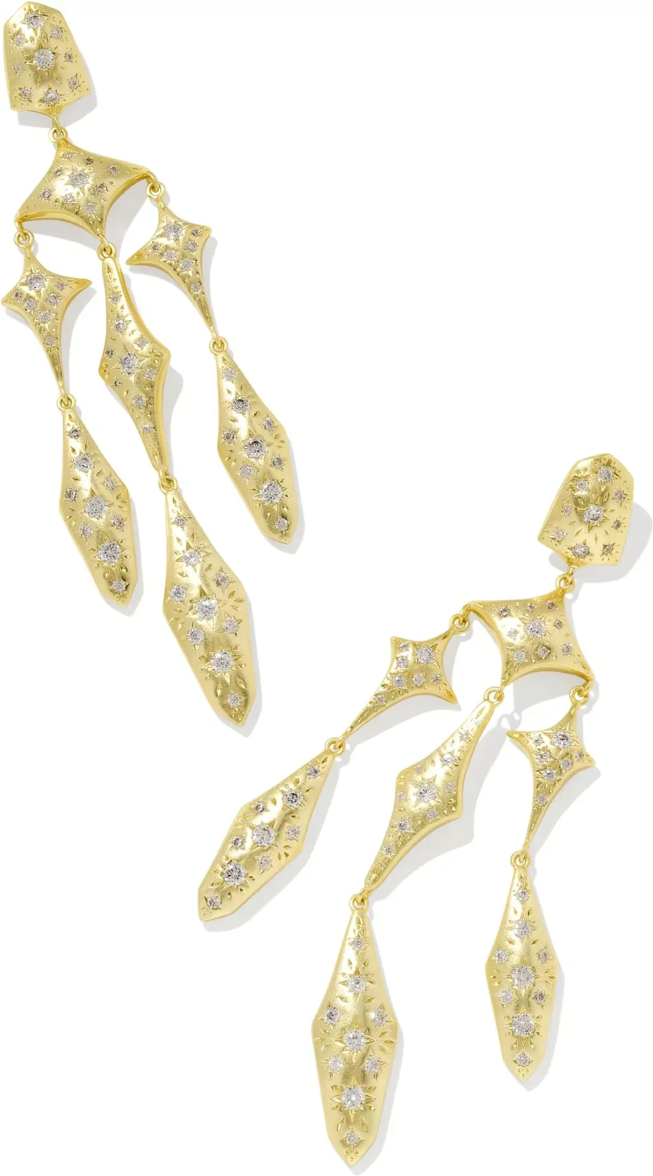 Kendra Scott Holland Gold Statement Earrings