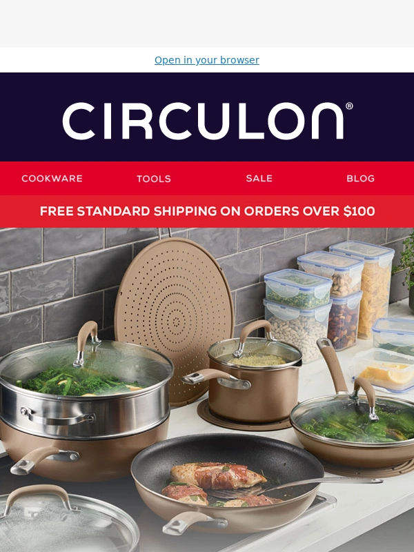 Circulon - Save 60% On Our Best Selling 10 Piece Cookware Set - Now $259.95