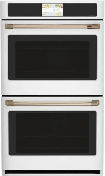 Café Professional Series 30" Matte White Double Electric Wall Oven