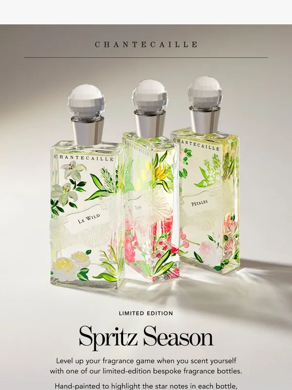 Chantecaille - Coveted fragrance favorites in hand-painted bottles