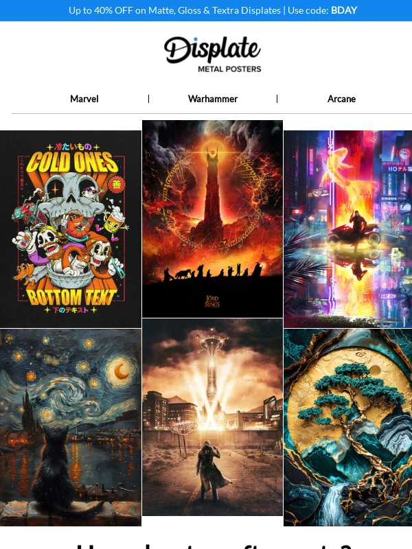 Displate - ? Only subscribers get something EXTRA!