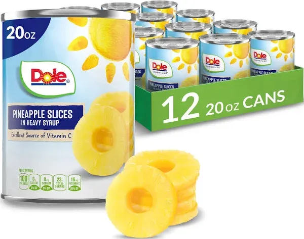 Dole Canned Fruit Pineapple Slices