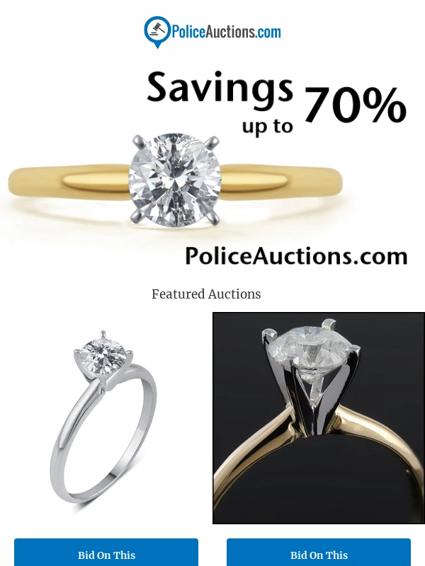Police Auctions - Diamonds You Love For As Low As $1