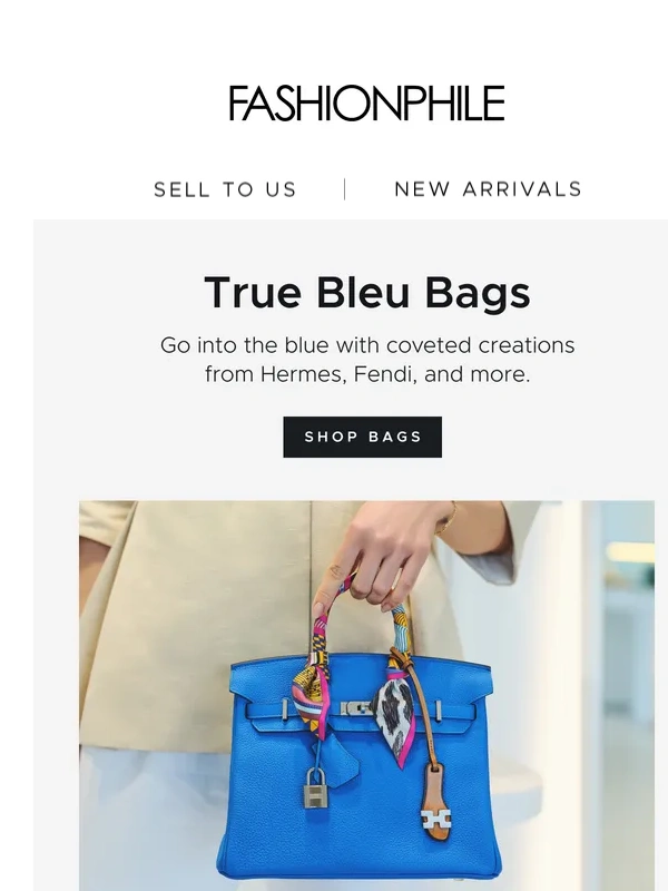 Fashionphile - ? True Bleu Bags