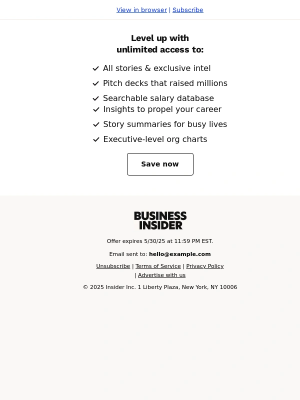 Business Insider - 80% Off — Memorial Day sale starts now!