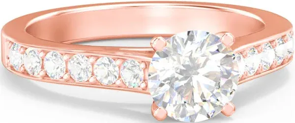Gold Elegant Duchess Ring with Shoulder Accents