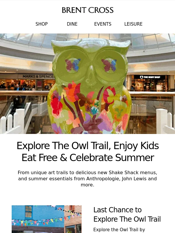 Brent Cross - Follow Our Art Trail for a Chance to Win £200 ??
