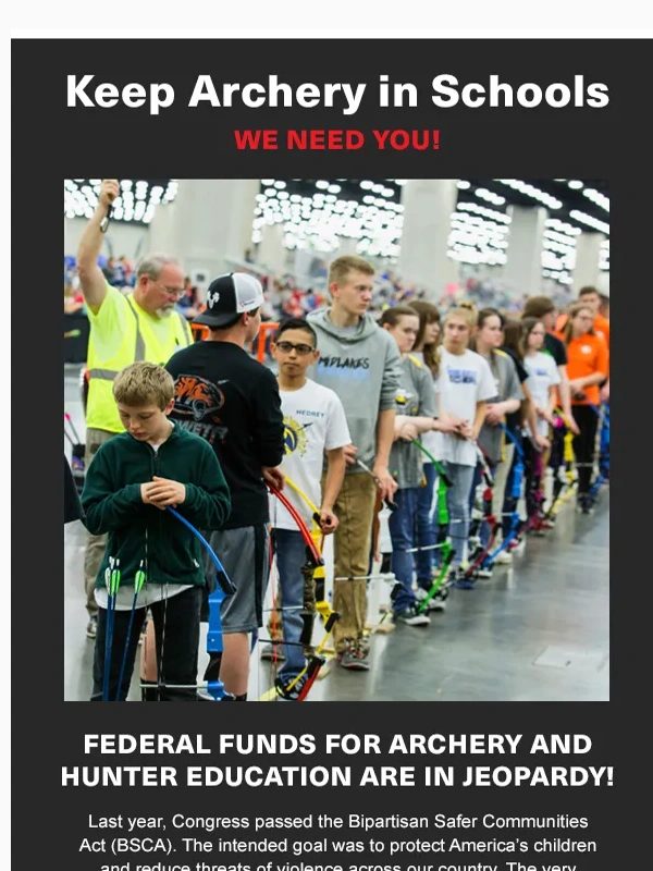 Genesis Bow - Keep Archery in the Schools
