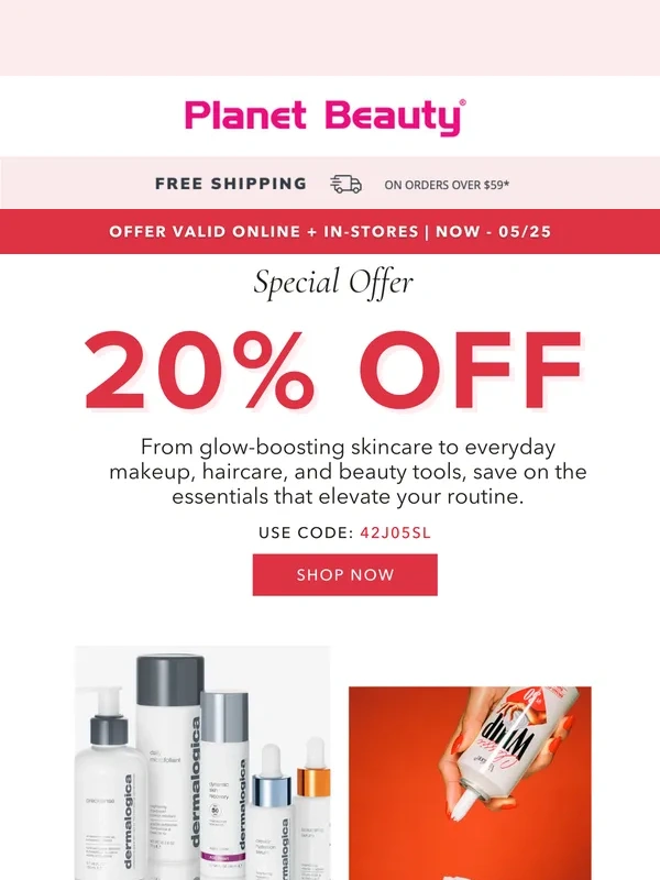 Planet Beauty - ?️ Surprise! 20% Off Just for You – Don’t Wait!