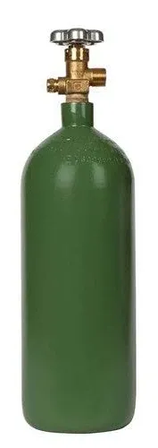New 20 cu ft Steel Oxygen Cylinder with CGA540 Valve