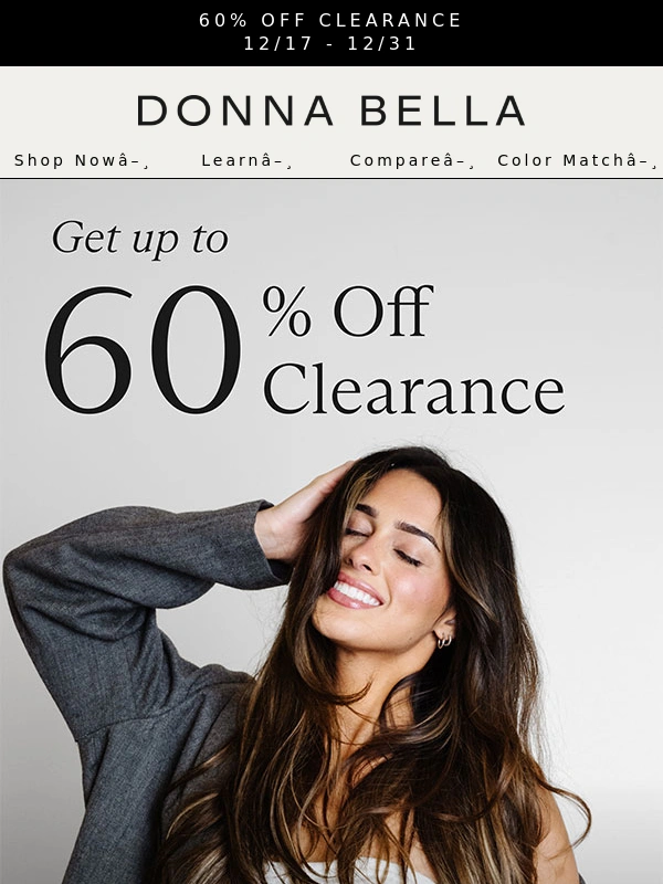 Donna Bella Hair - Shop up to 60% Off Clearance