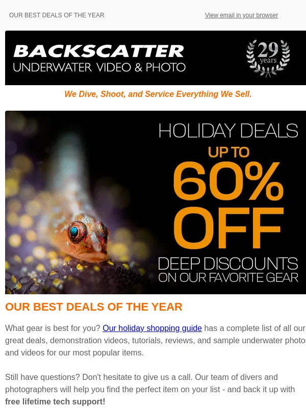 Backscatter - DEALS EXPIRING TODAY - UP TO 60% OFF