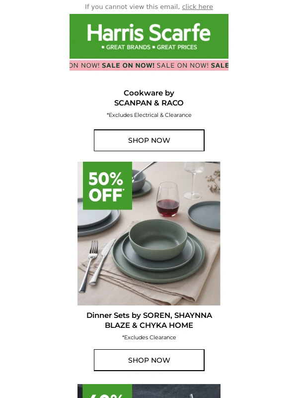 Harris Scarfe - Massive Sale Continues!