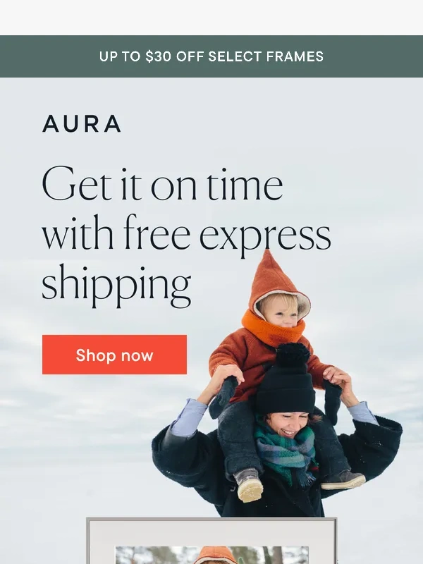 Aura Frames - Finish your holiday shopping today