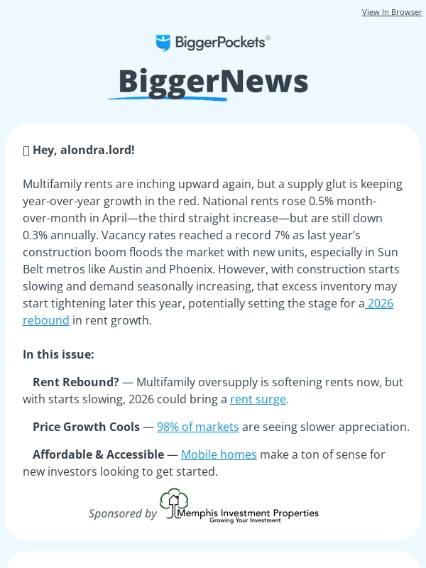 BiggerPockets - Rent Rebound