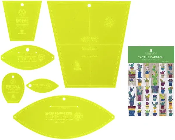 Missouri Star Quilt Co. Cactus Carnival Template Bundle