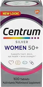 100-Count Centrum Silver Women 50+ Multivitamin Tablets