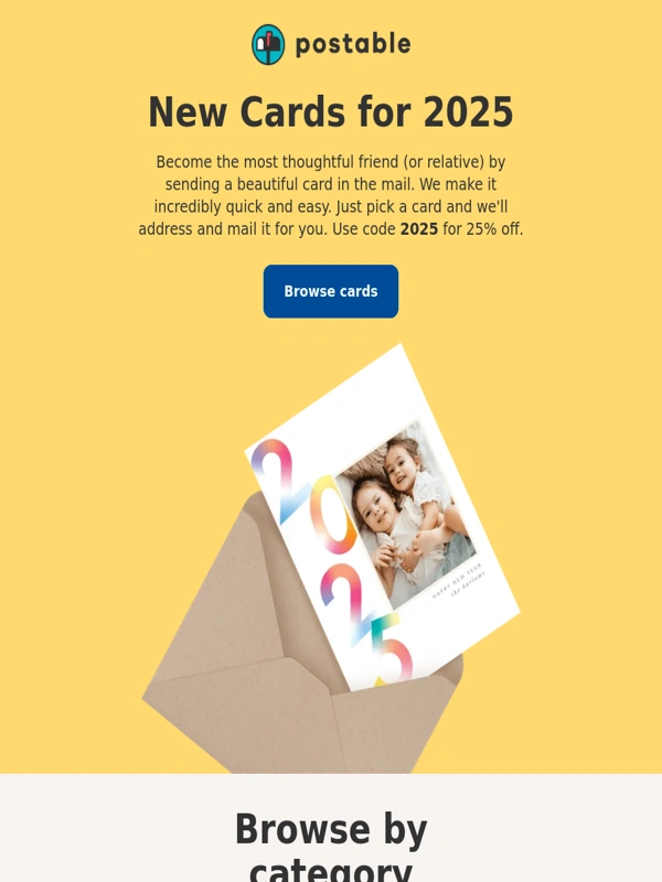 Postable - New cards. New year. ?