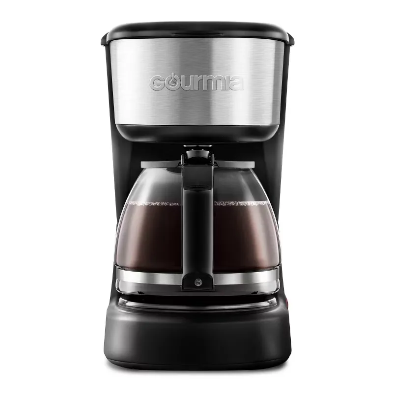Gourmia 5-Cup One-Touch Switch Coffee Maker w/ Auto Keep Warm (Black) $9.99, 12-Cup Coffee Maker $12.99+ Free Shipping w/ Target 360, Circle Card, or on $35+