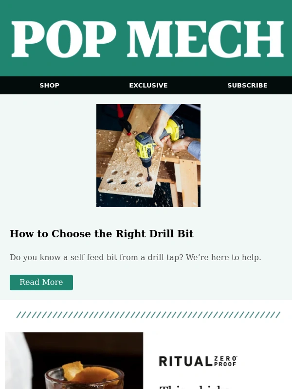 Popular Mechanics - How to Choose the Right Drill Bit