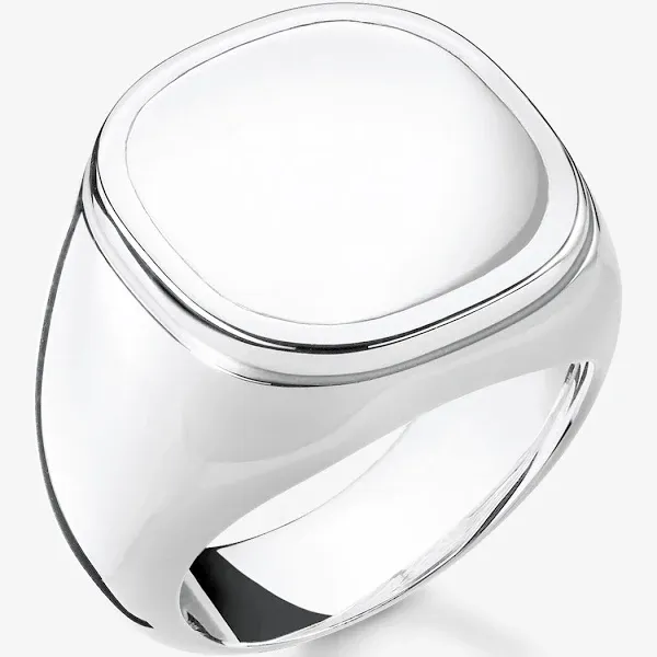 THOMAS SABO Ring classic Sterling Silver Yellow gold-plated