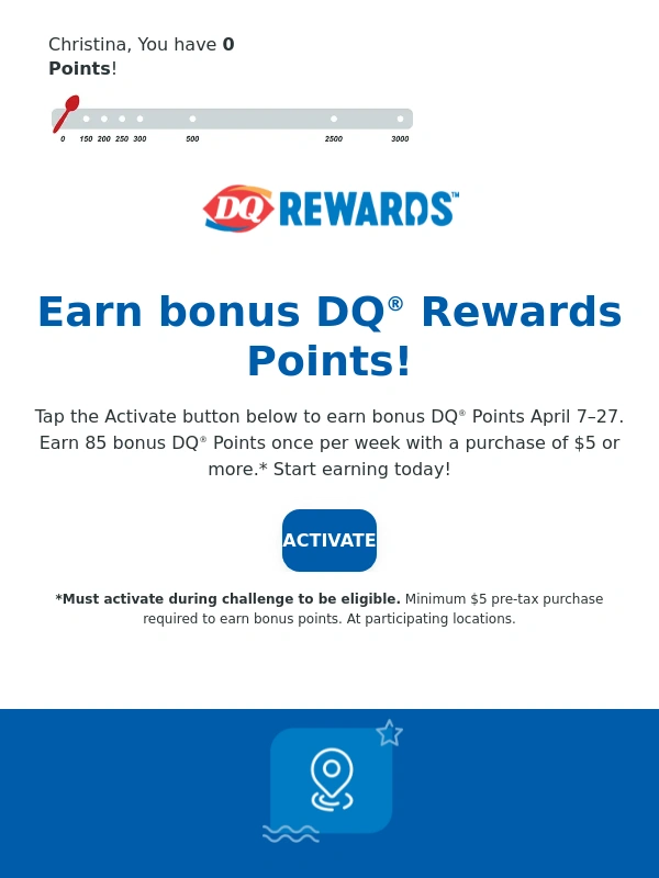 DQ - Celebrate our birthday with DQ® POINTS. ?