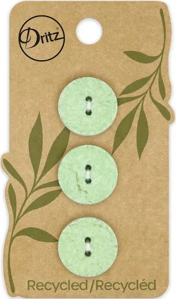 Dritz Recycled Cotton Round Button