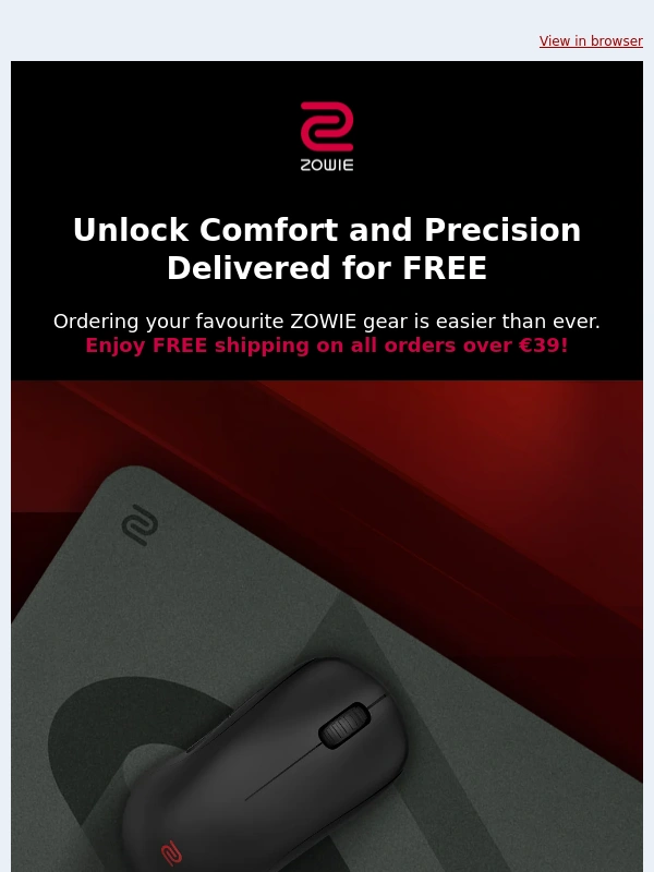 BenQ - Enjoy Always-On Free Shipping Program on All Orders Over €39 ?