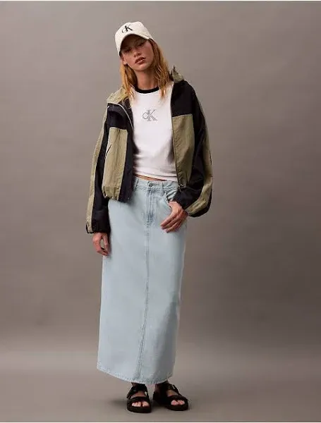 Calvin Klein Women's Denim Maxi Skirt