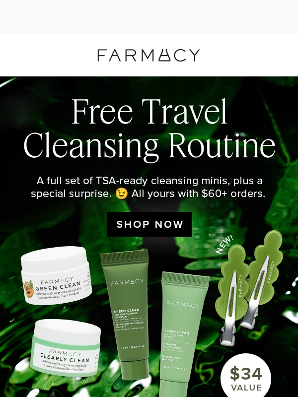 Farmacy Beauty - Get your free cleansing minis yet?