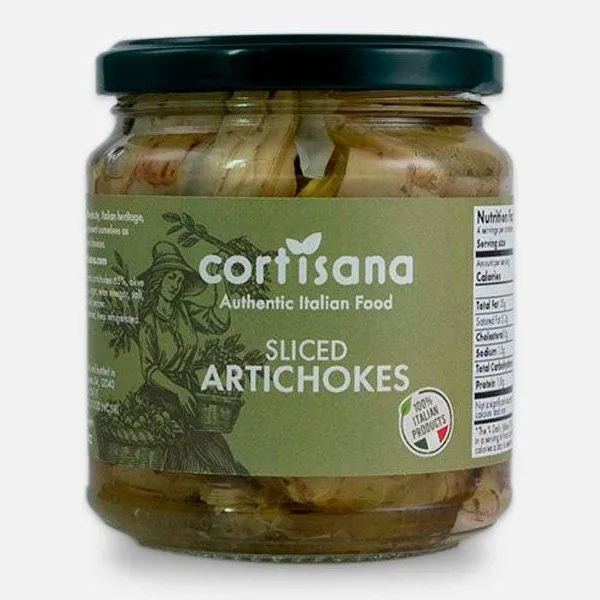 Sliced Artichokes in Extra Virgin Olive Oiltitle- By Dolceterra