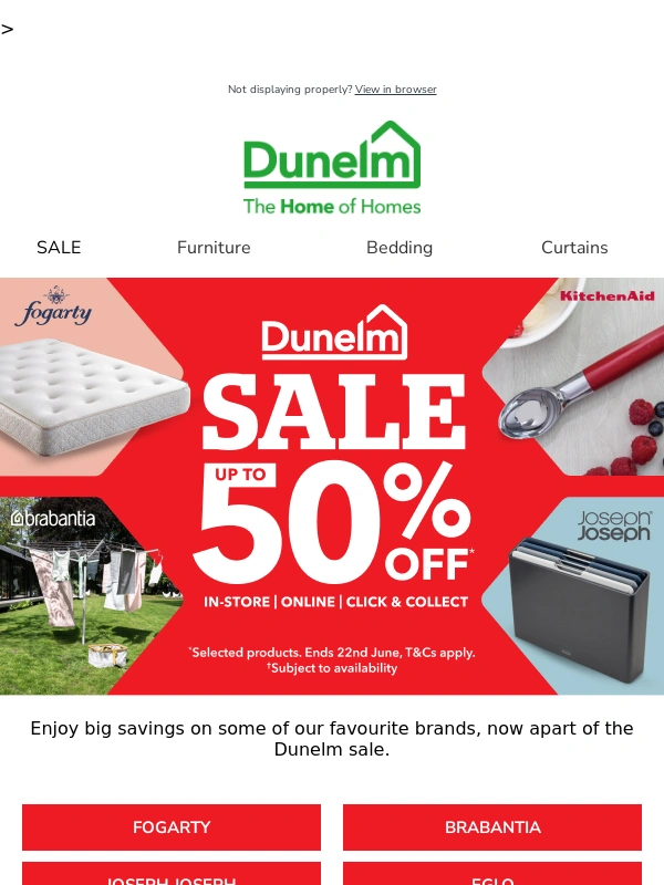 Dunelm - Bargains on some of our best brands